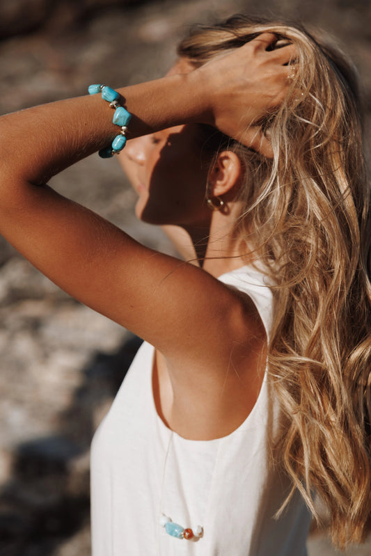 Serenity Bracelet - Blue/Gold