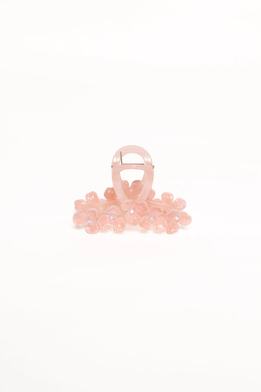Shiloh Flower Hair Clip - Pink