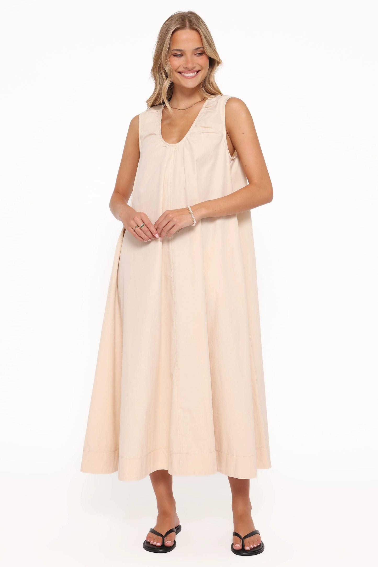 Laurita Maxi Dress - Oatmeal