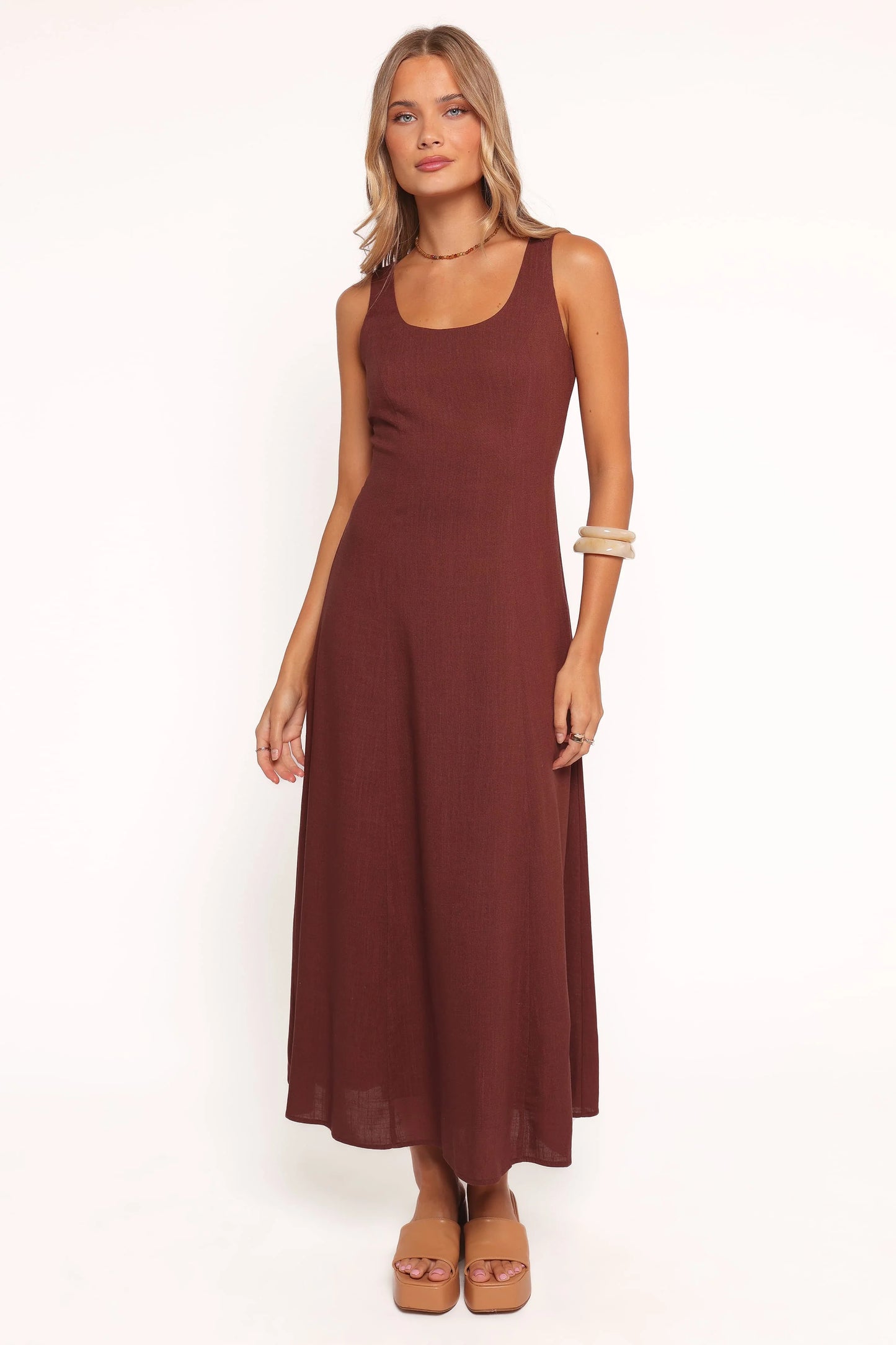 Tatum Maxi Dress - Chocolate