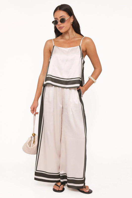 Caelia Pant Set - Beige Olive