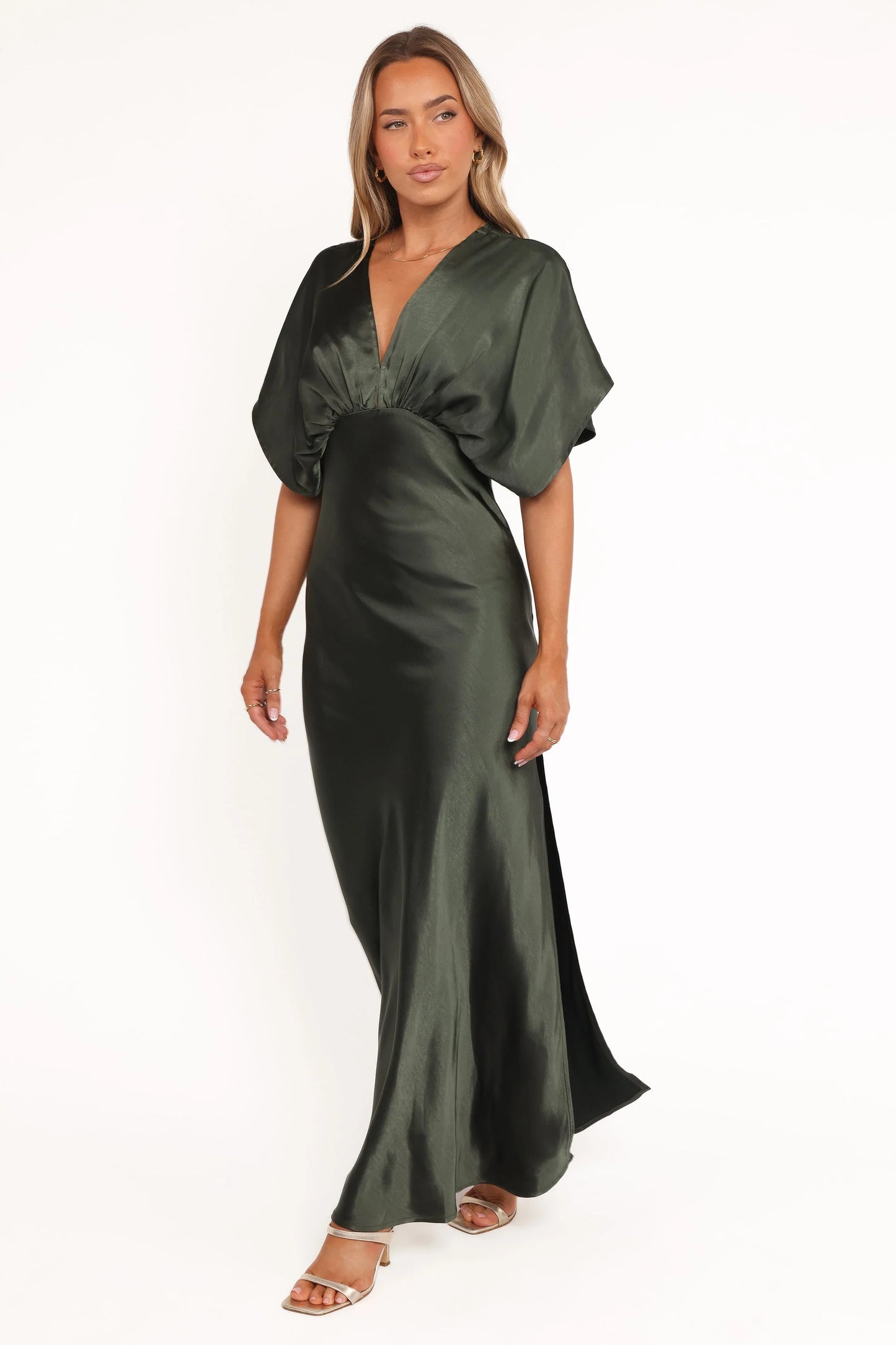 Ricki Maxi Dress - Olive Green