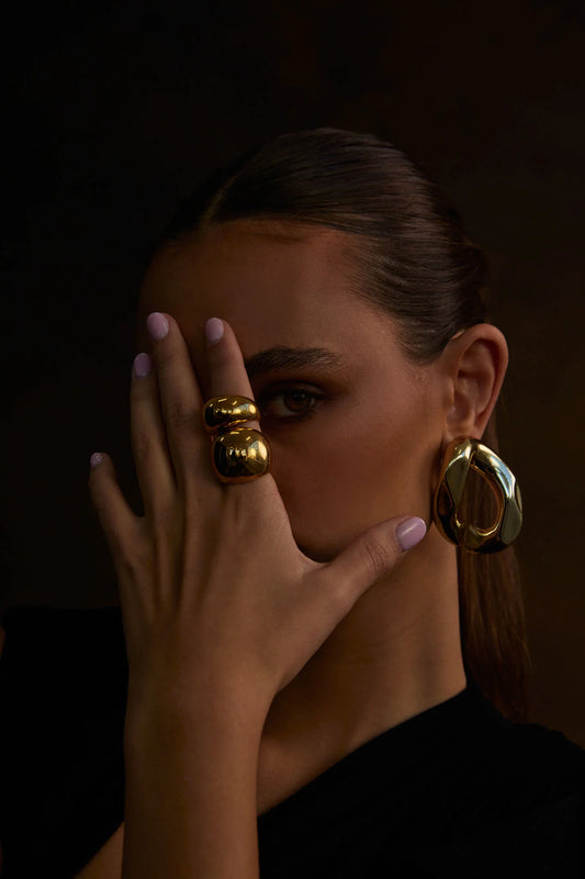 NOAH Chunky Ring Large Gold
