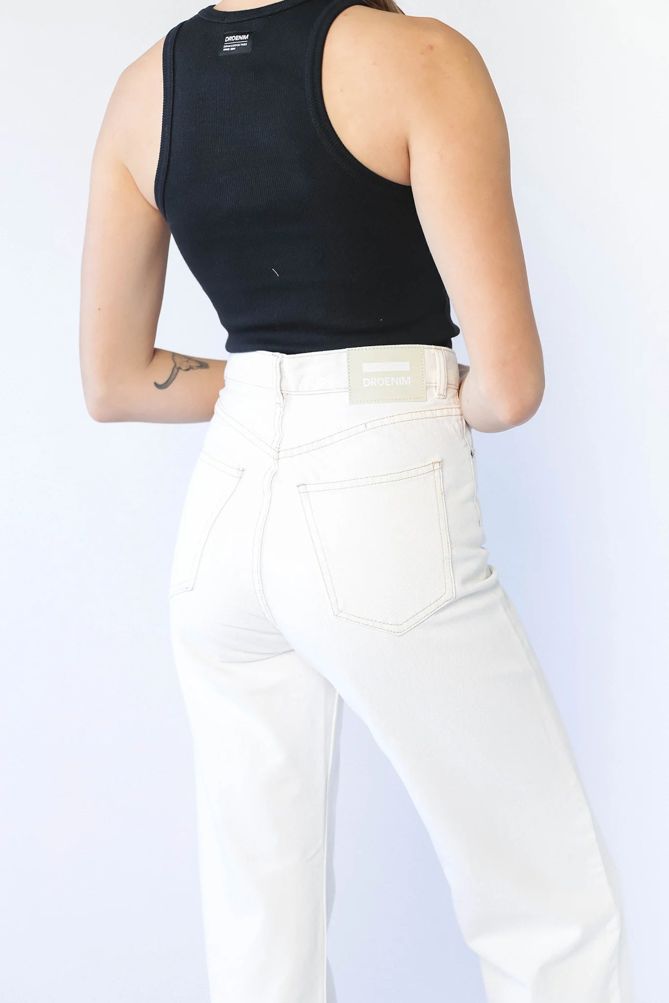 DR DENIM Echo Jeans Light Ecru