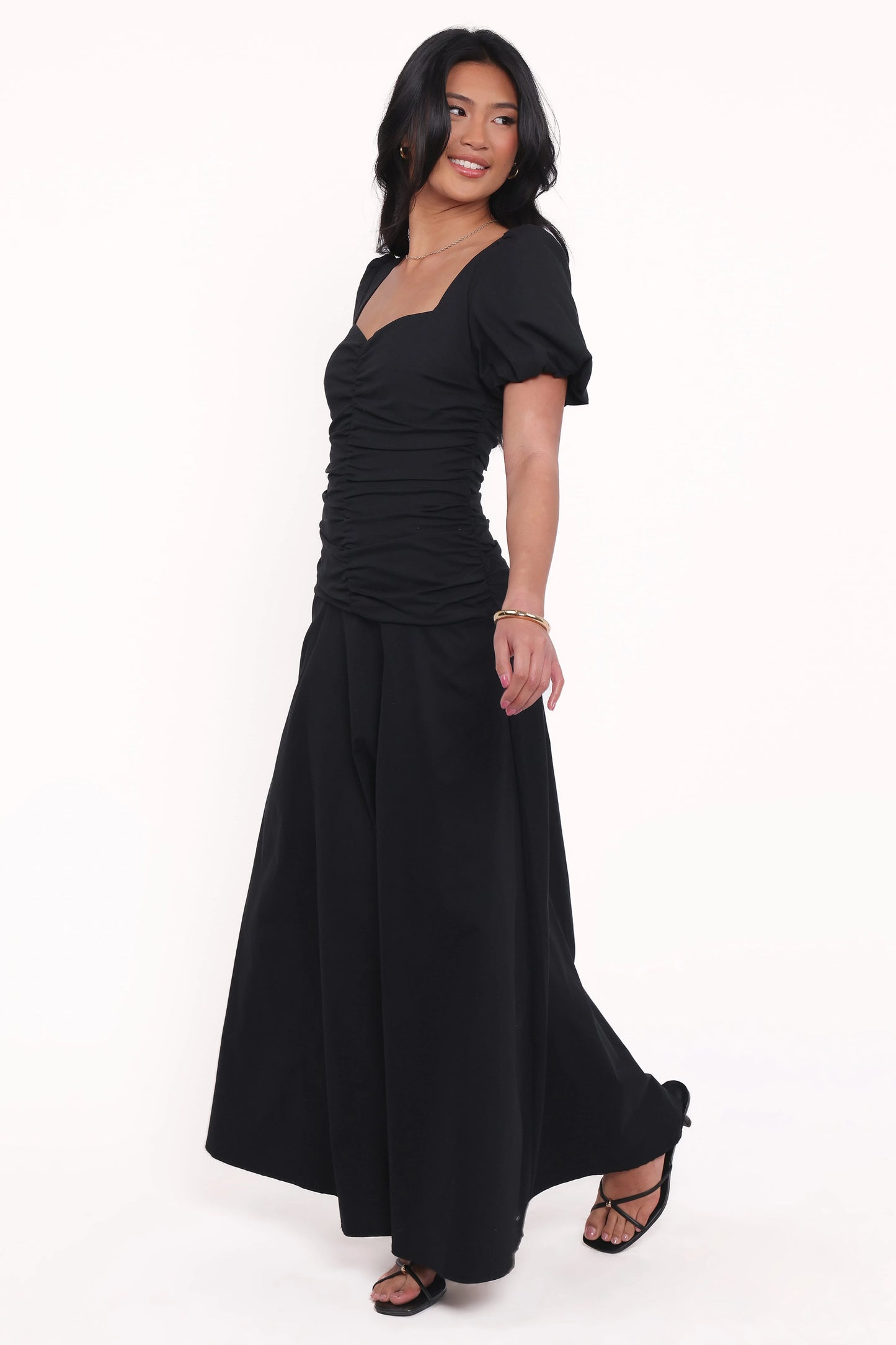 Denver Midi Dress - Black