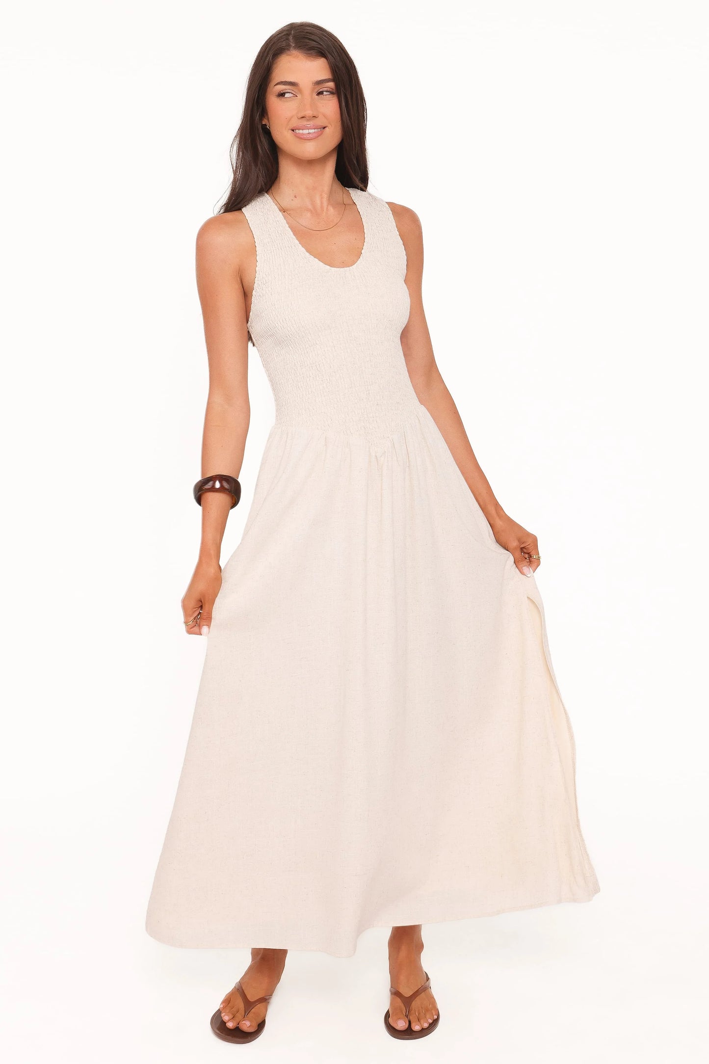 Dimity Maxi Dress - Oatmeal