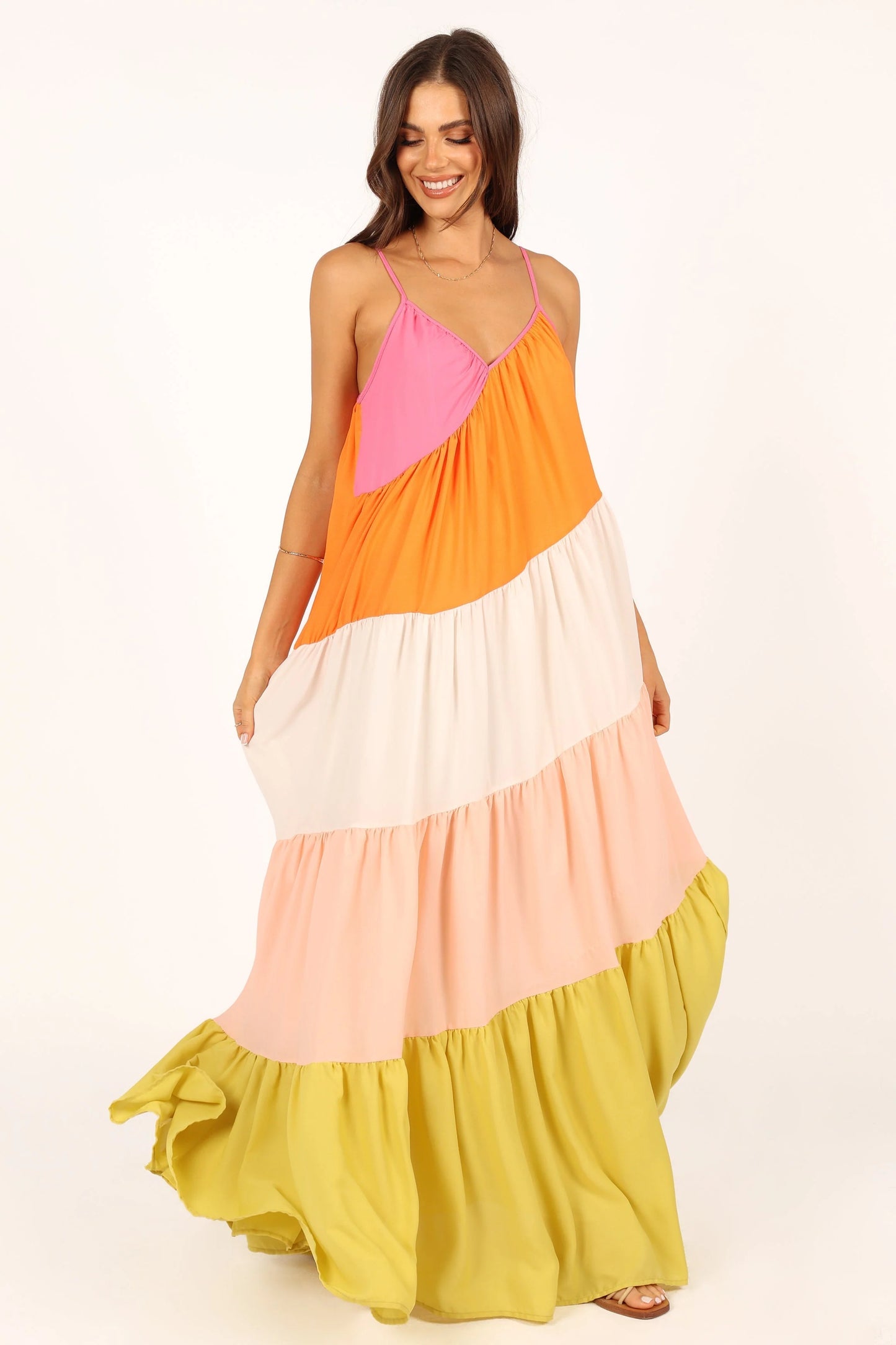 Tallulah Tiered Maxi Dress - Multi