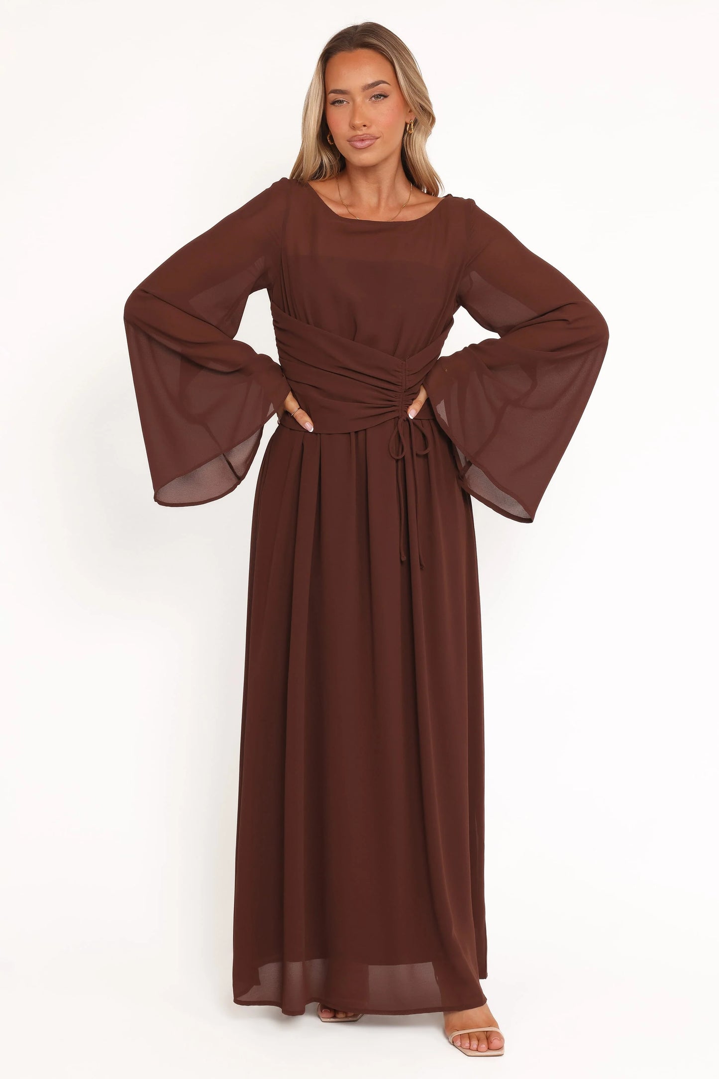 Samara Maxi Dress - Brown