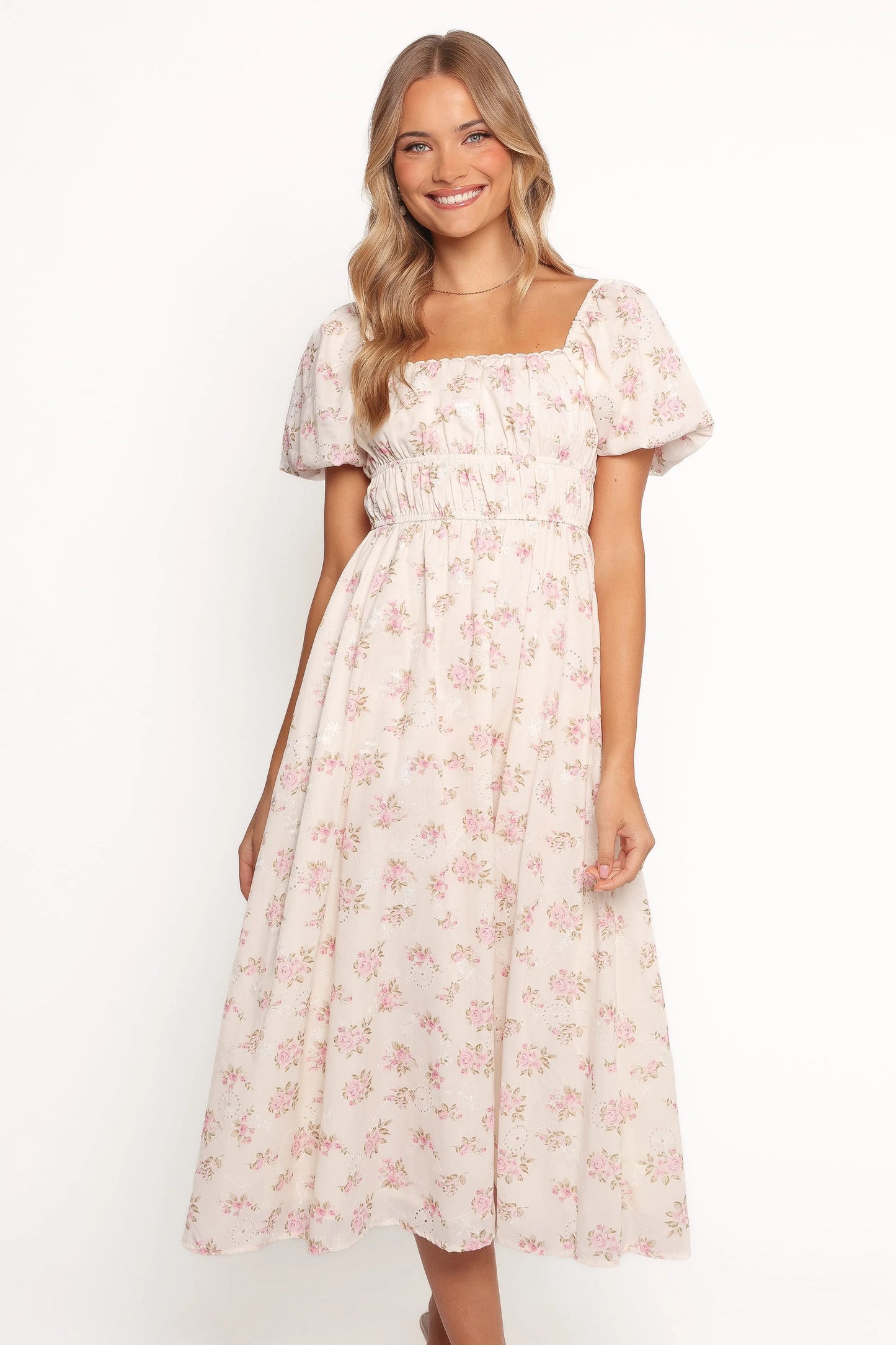 Eowyn Maxi Dress - Ivory Pink