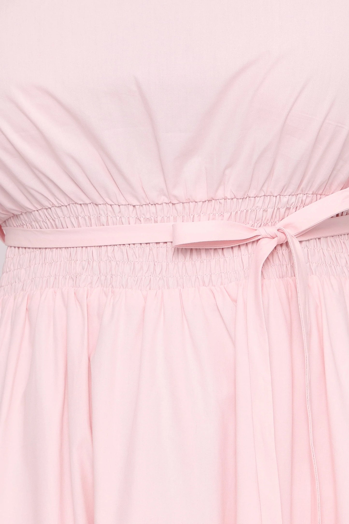 Nellie Midi Dress - Petal Pink