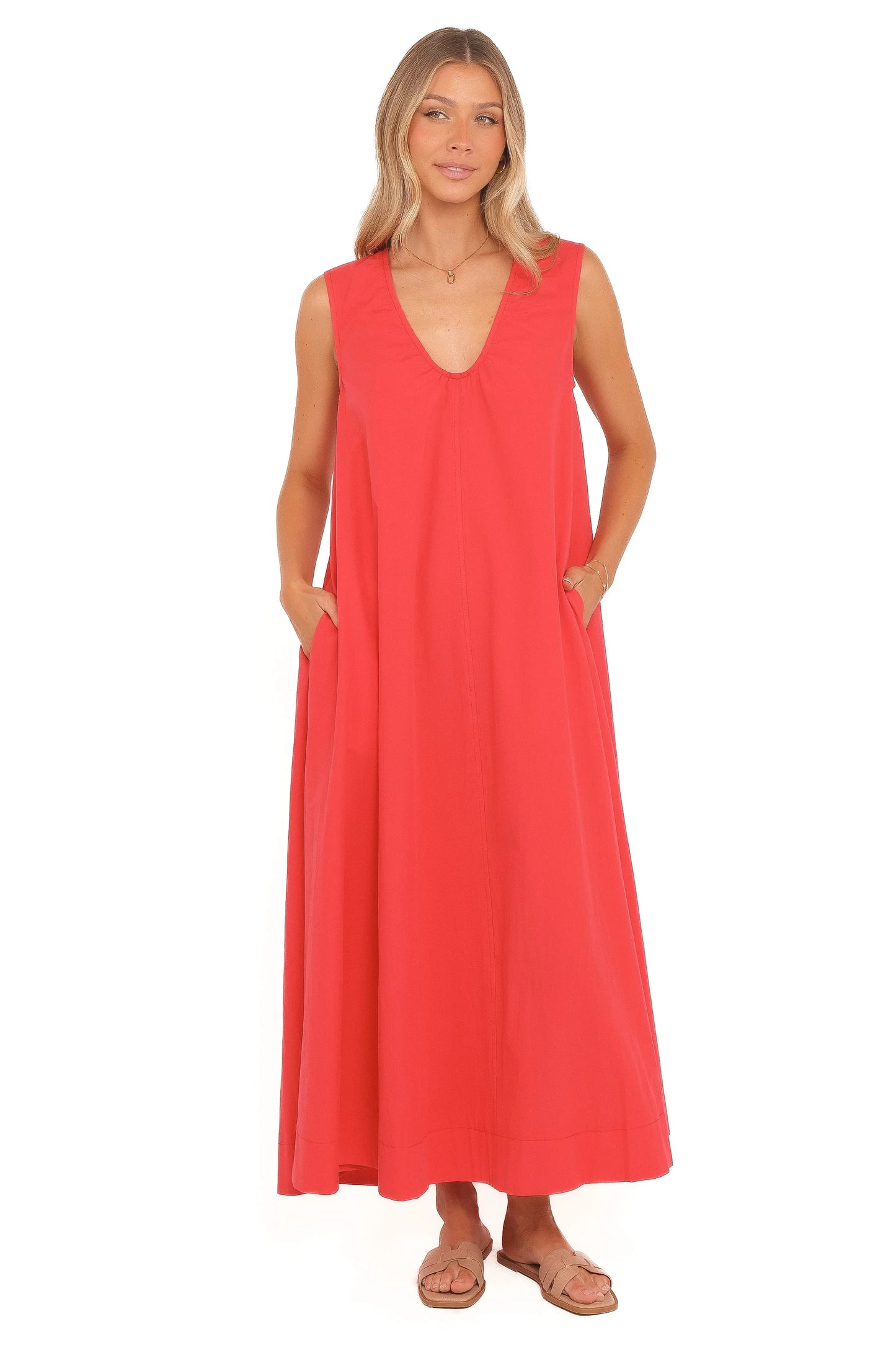 Laurita Maxi Dress - Red