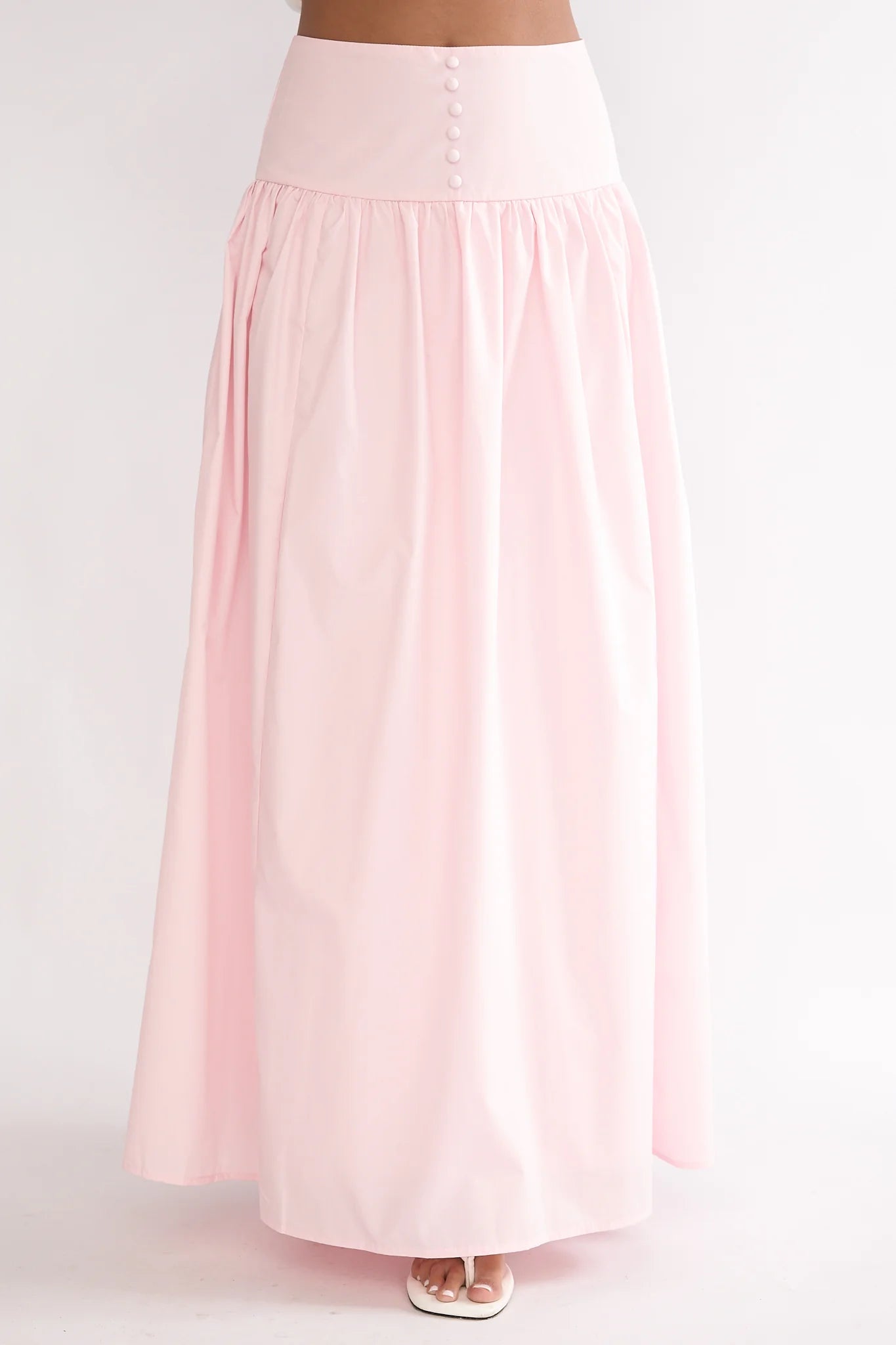 Starlina Wide Waistband Maxi Skirt Rosewater