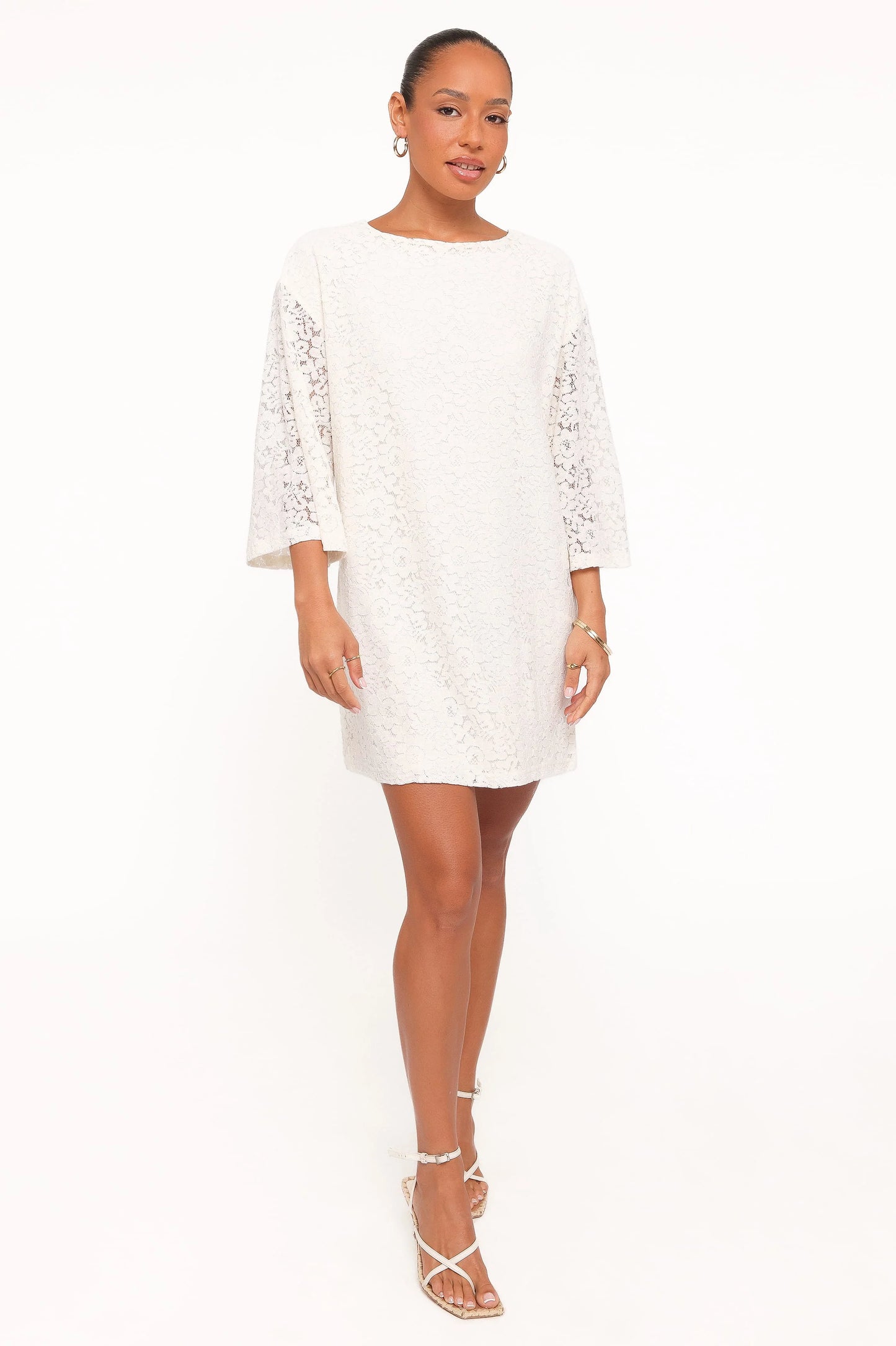 Lula Mini Dress - Cream Lace