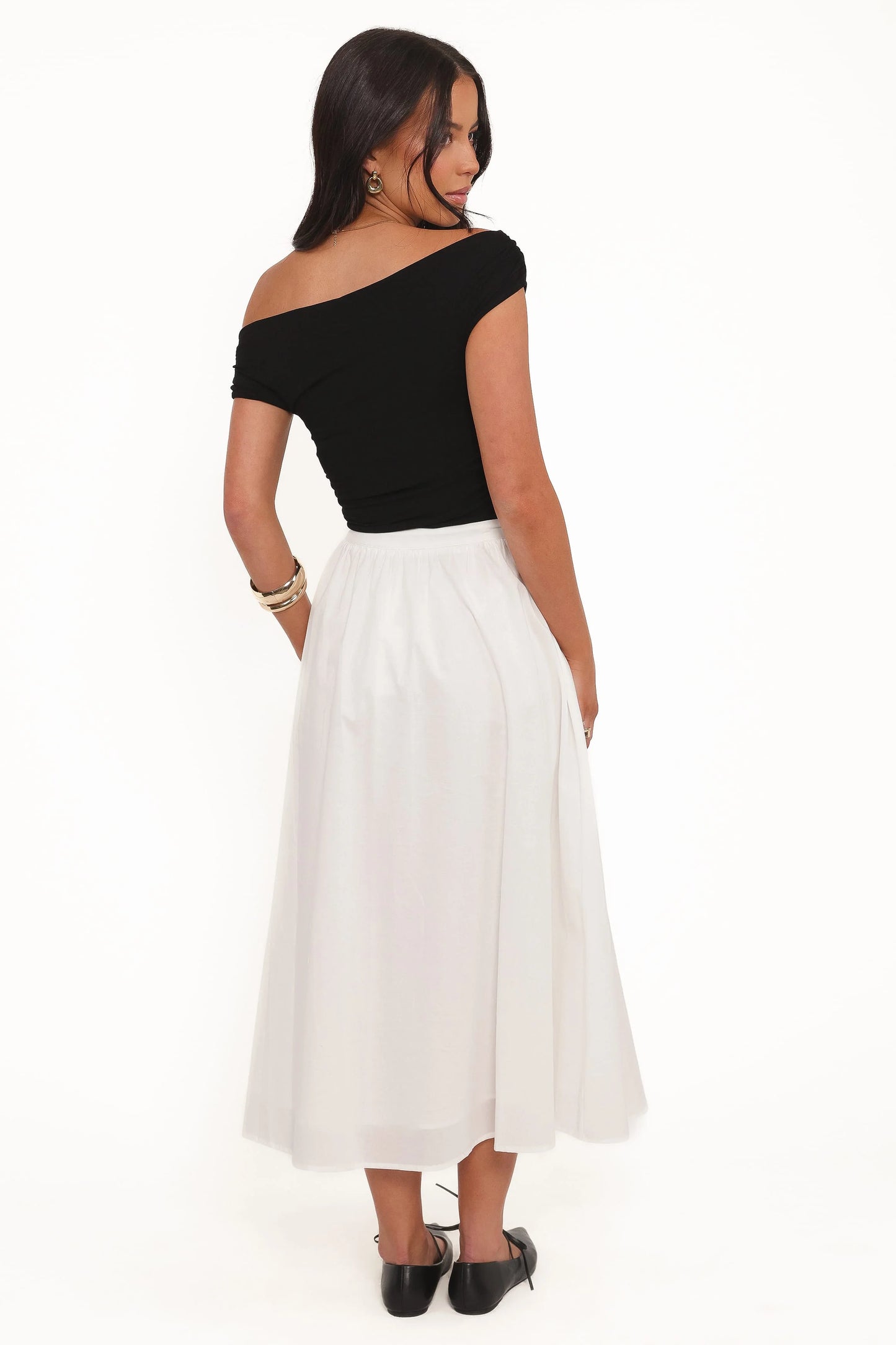 Oakley Midi Skirt - White