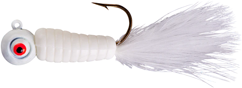 Lindy Fuzz-E-Grub Pre-Rigged Hair Tail Soft Grub 2 pack