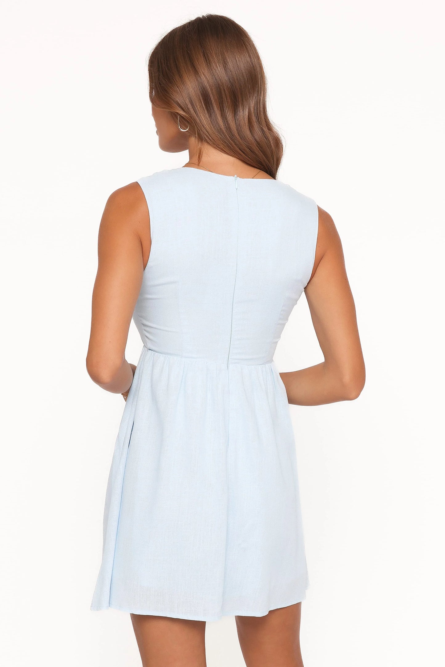 Zarly Mini Dress - Pale Blue