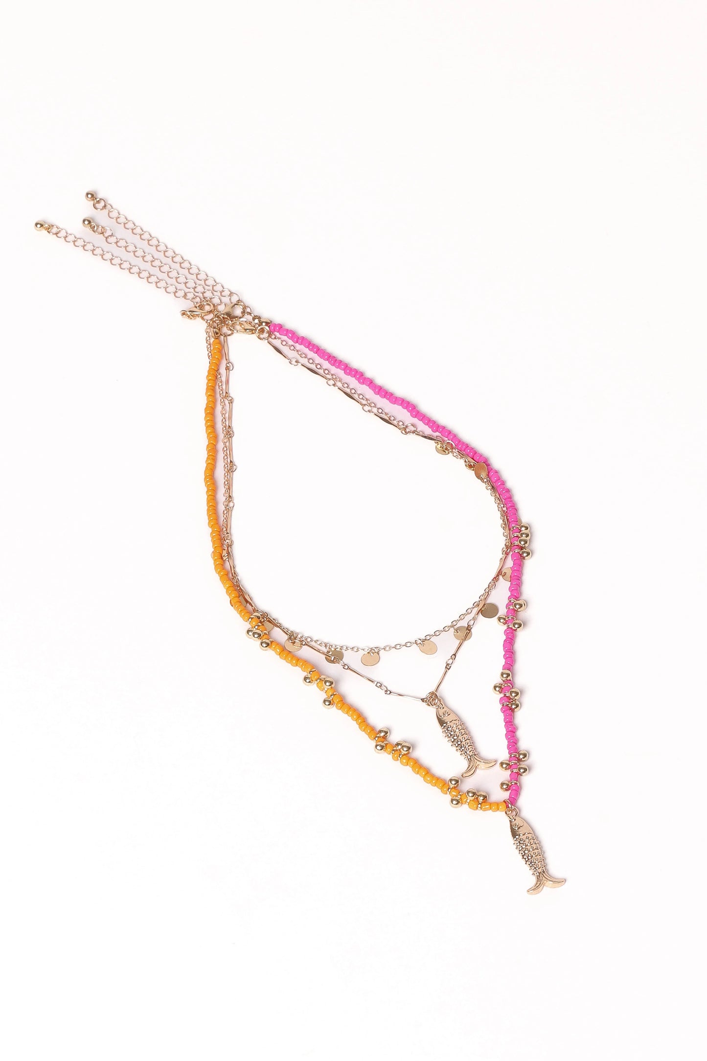 Tatiana Necklace - Gold/Multi