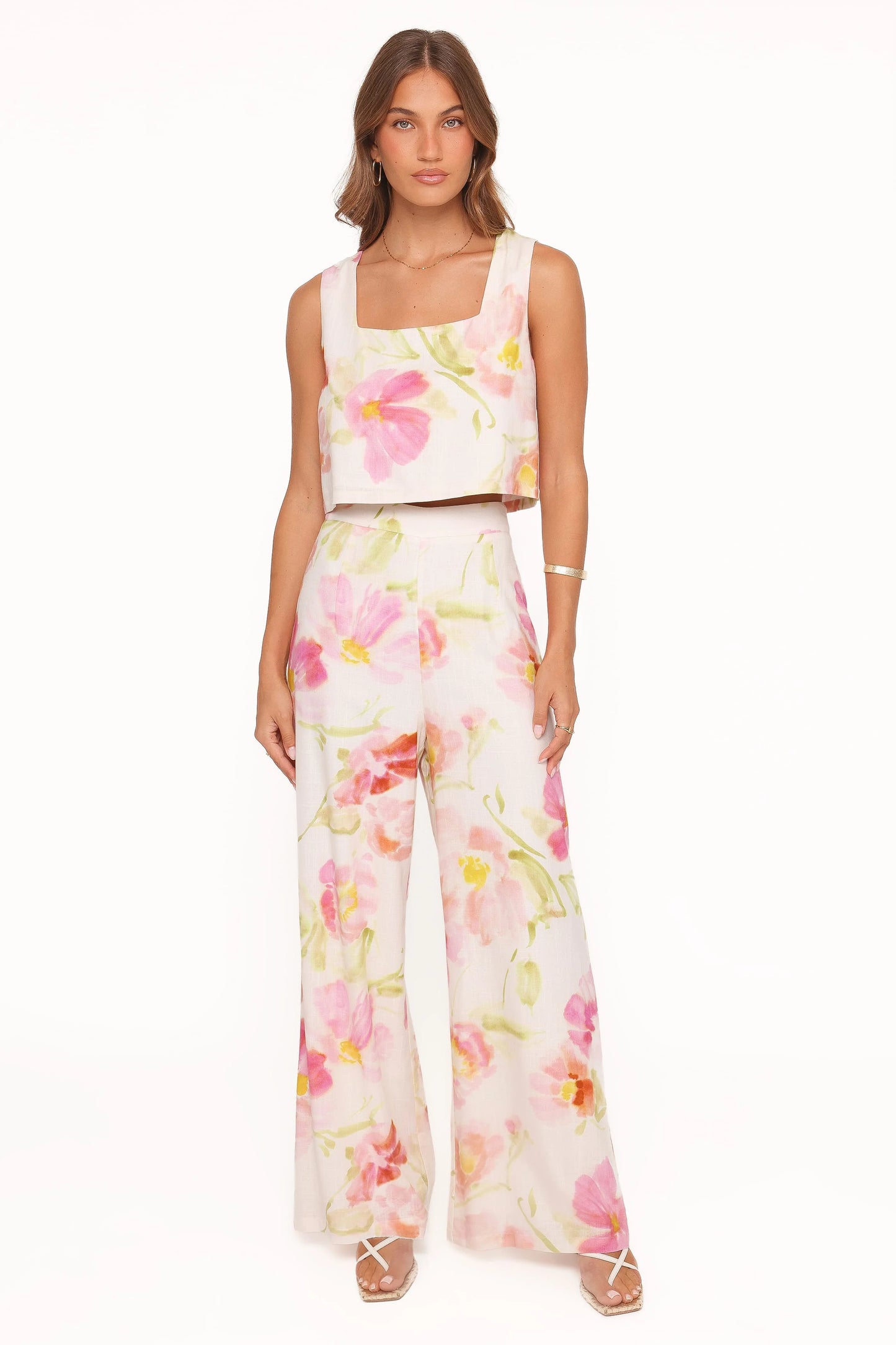 Devlin Pant - Pink Garden Floral