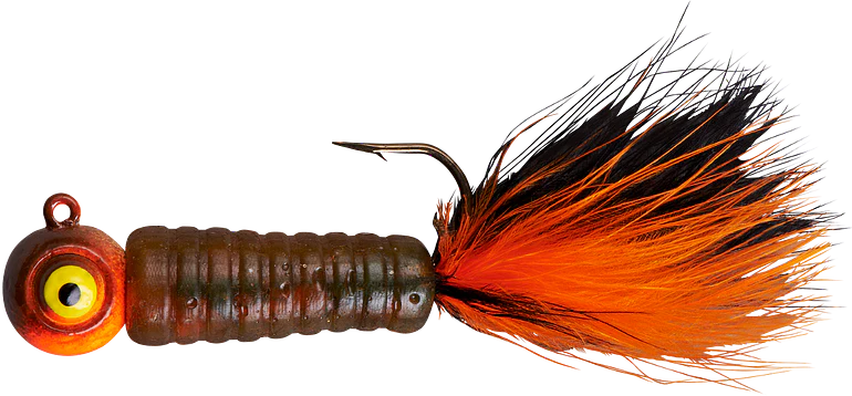 Lindy Fuzz-E-Grub Pre-Rigged Hair Tail Soft Grub 2 pack