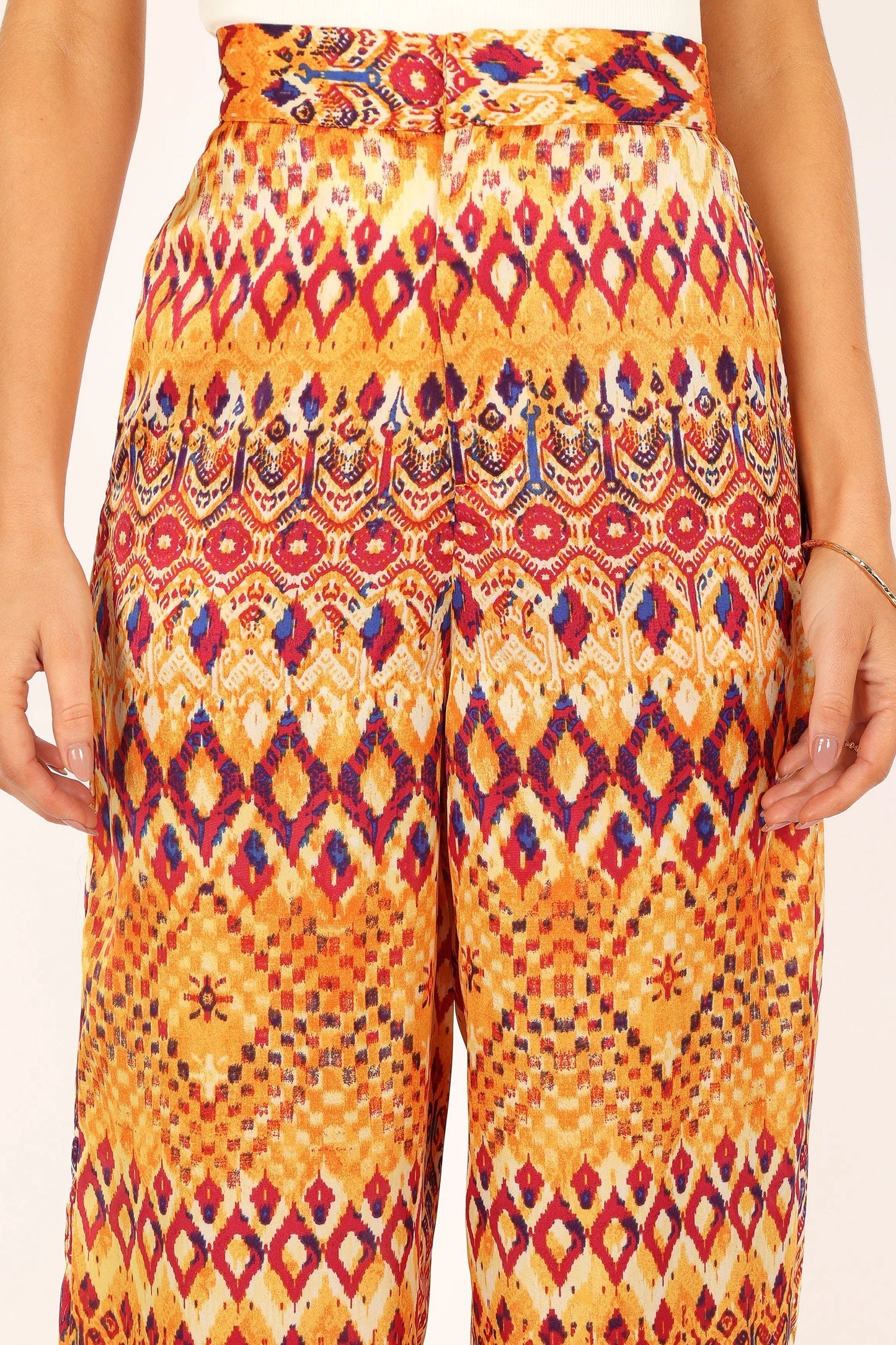 Marigold Wide Leg Pants - Tan