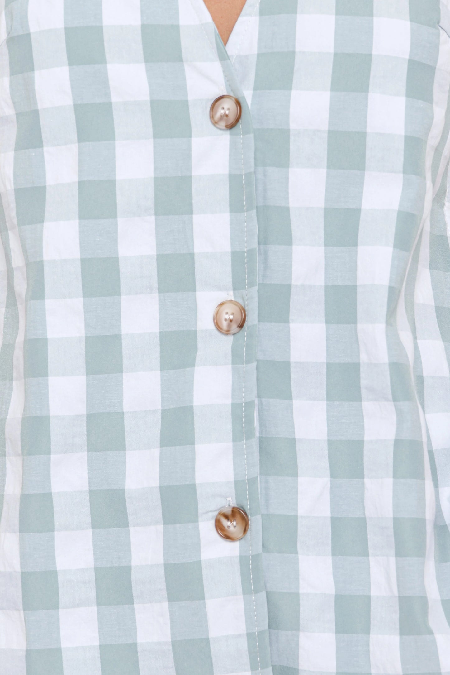 Miller Short Set - Sage Gingham