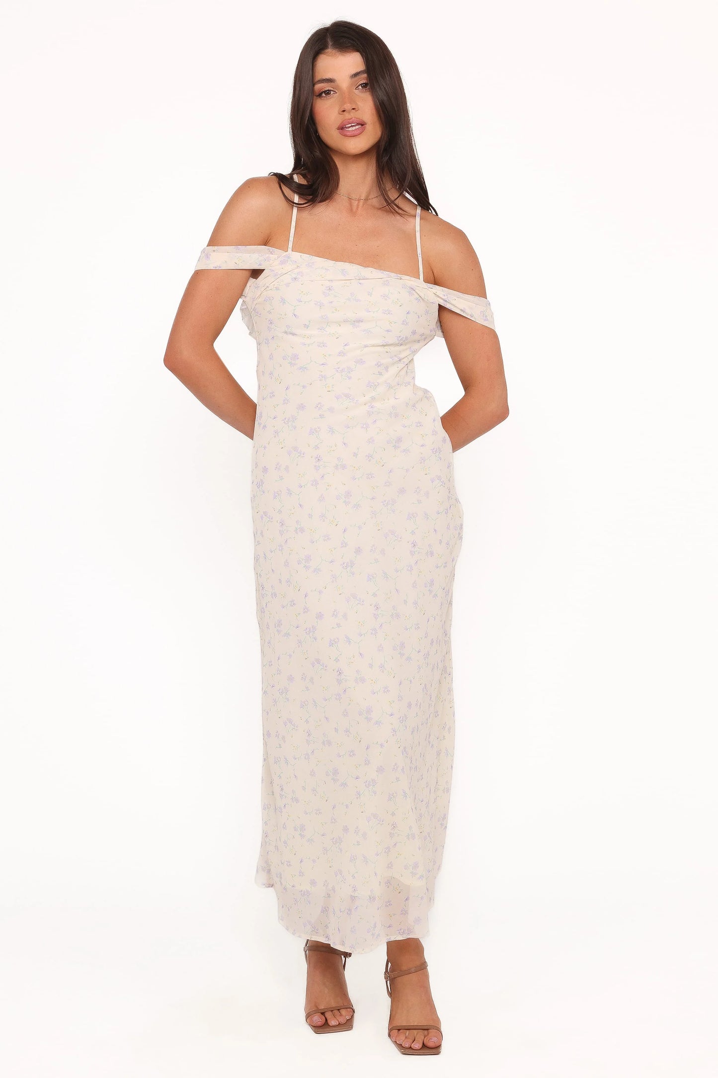 Elwood Midi Dress - Yellow Ditsy Floral