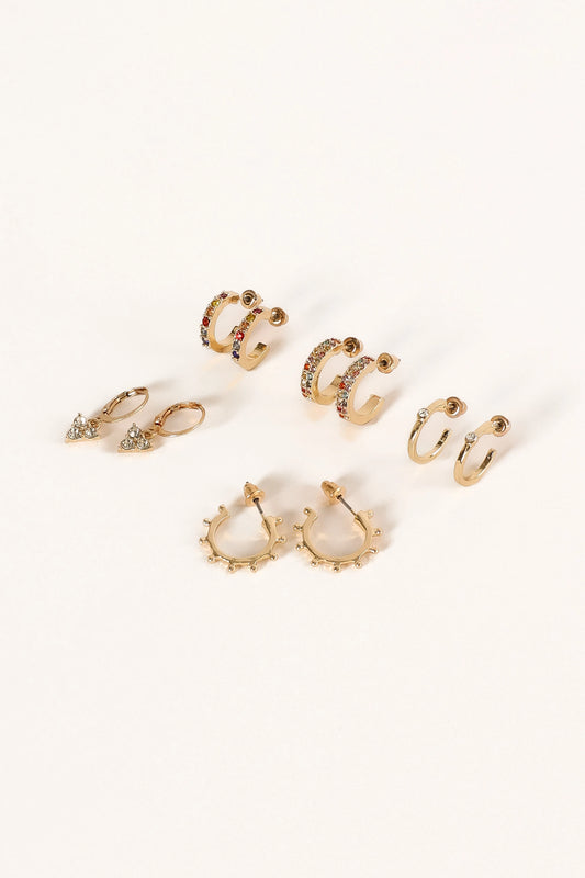Felix 5 Pack Earring Set - Multi