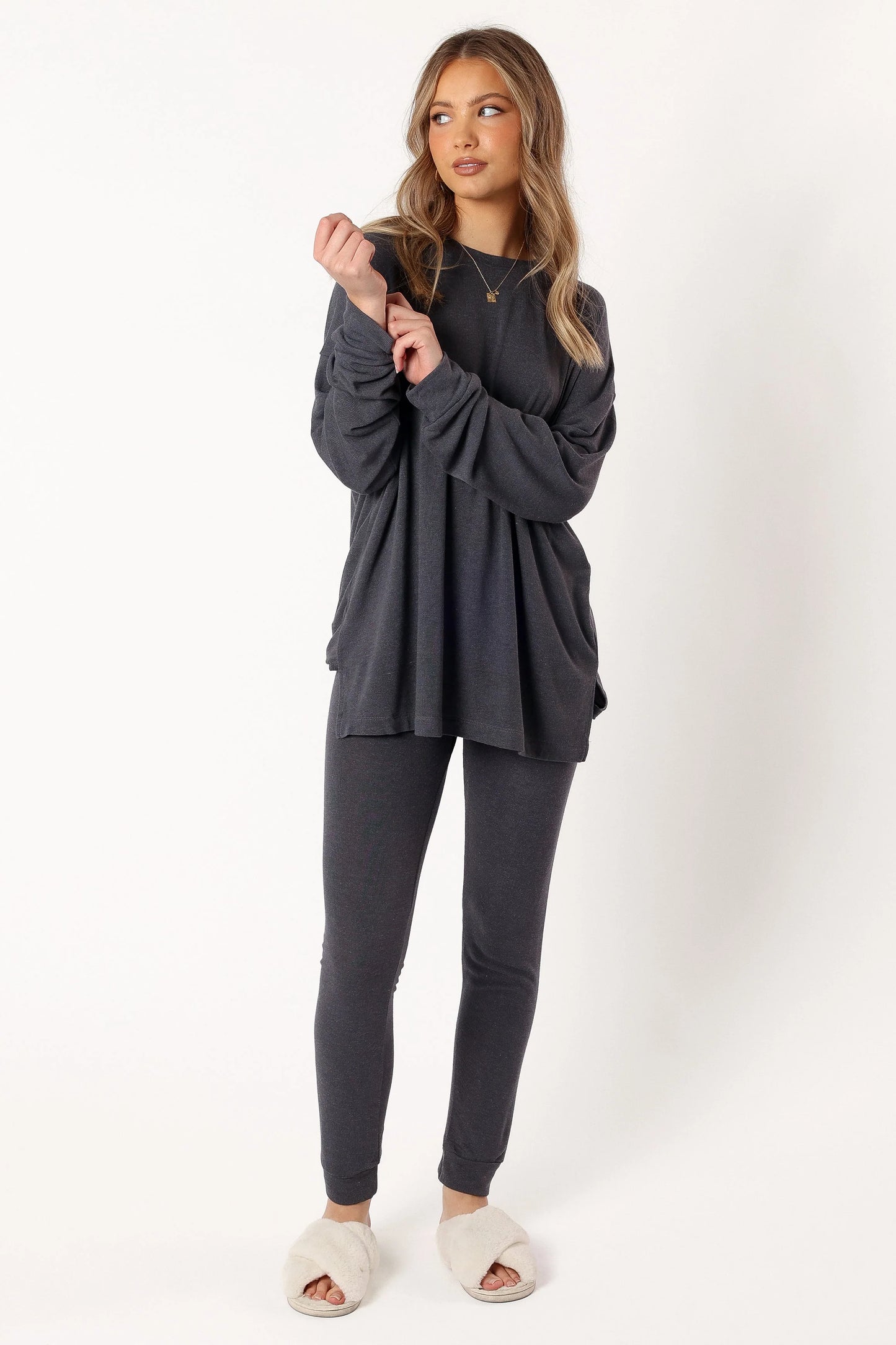 Margo Two Piece Set - Charcoal
