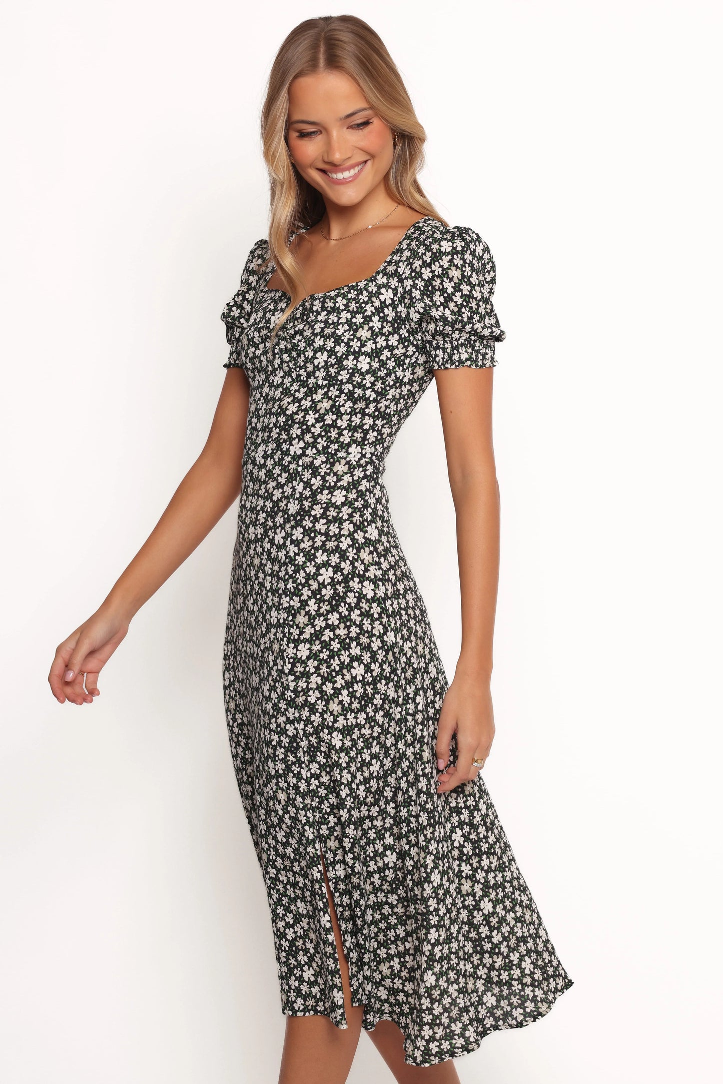 Franklin Dress - Black Floral