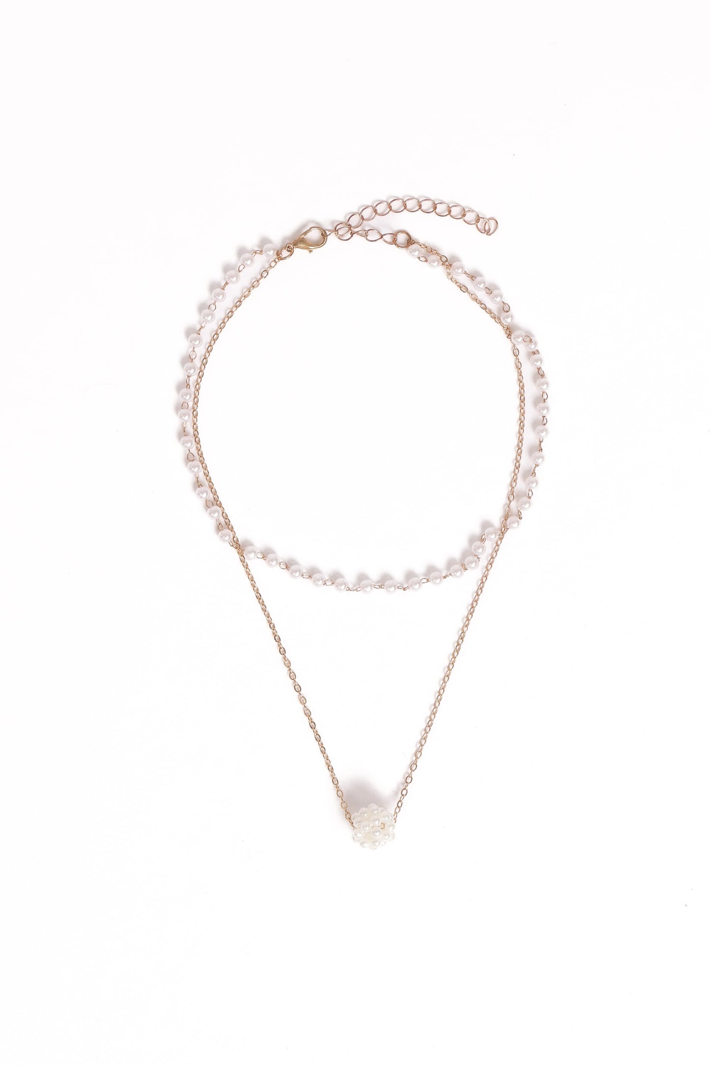 Viola Necklace Set - Pearl/Gold