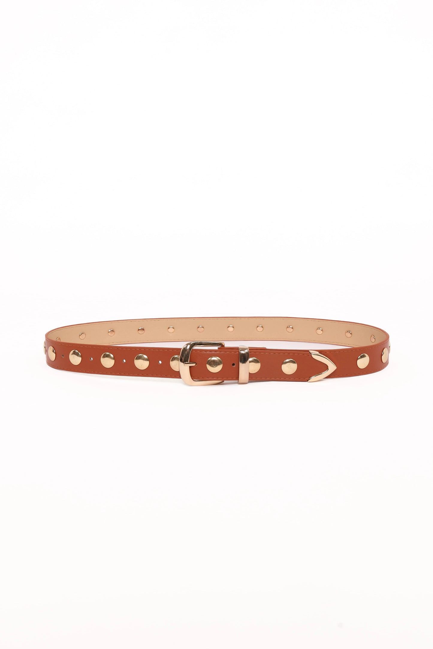 Dallas Studded Belt - Tan
