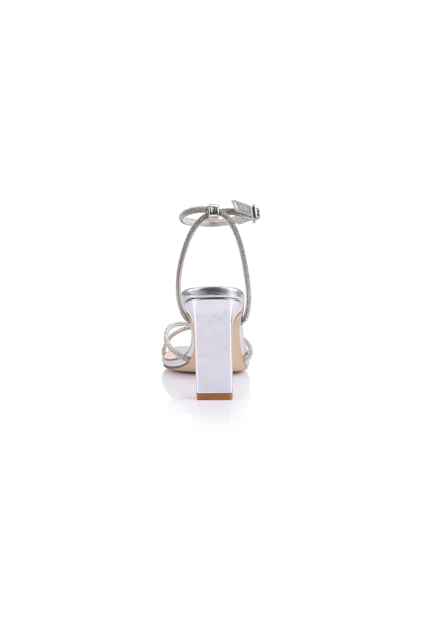 VERALi Kian Block Heel Sandals Silver