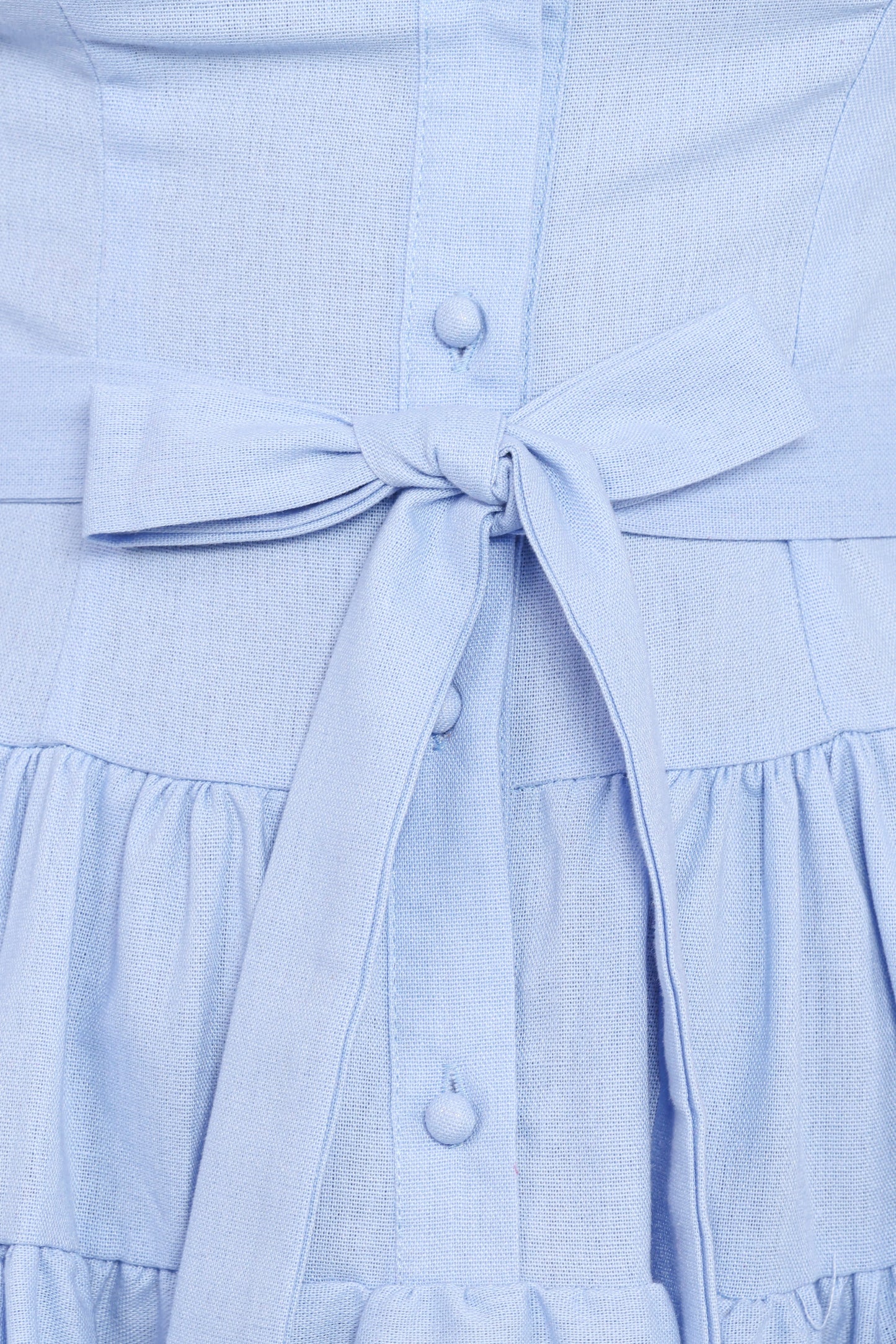 Diantha Long Sleeve Mini Dress - Blue