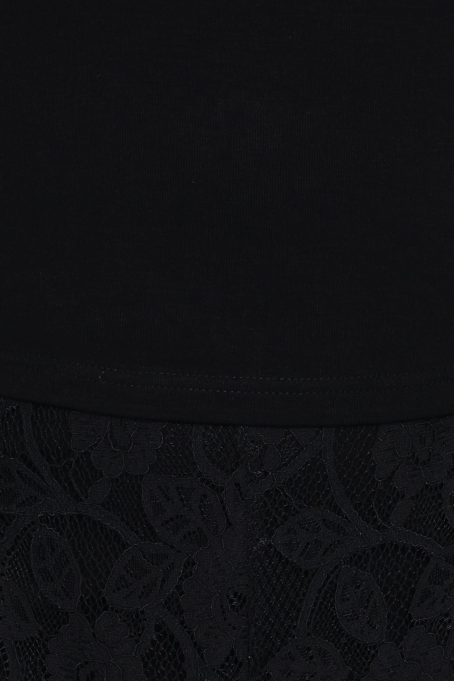 Alina Lace Pant Set - Black