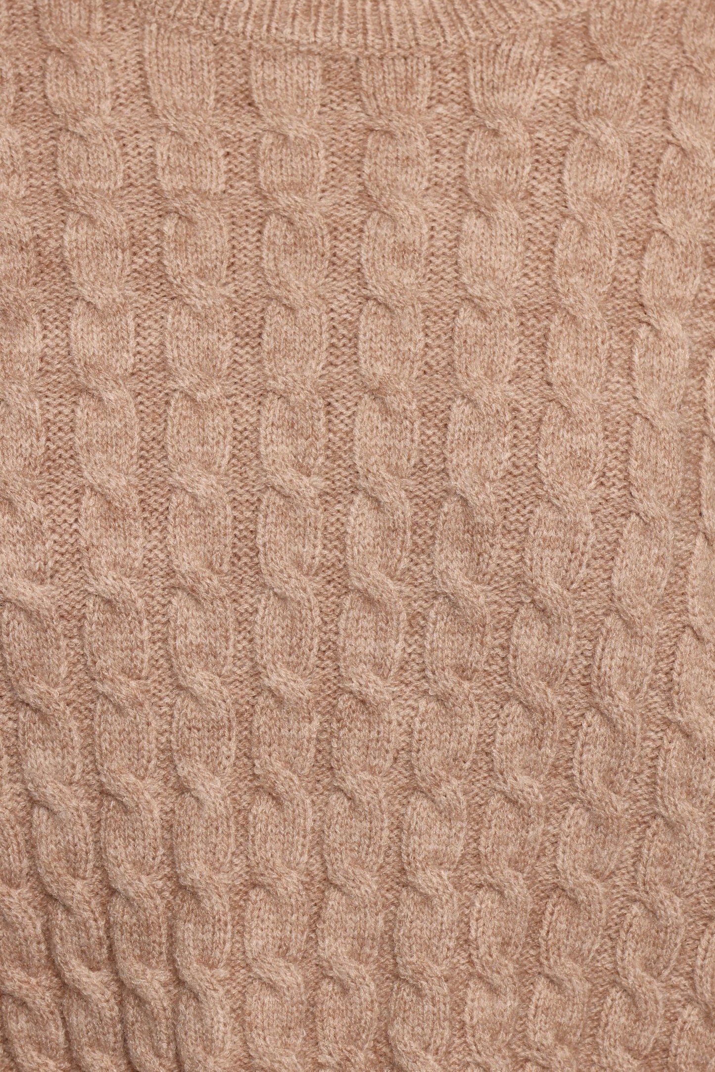 Reid Cable Knit Skirt Set - Taupe