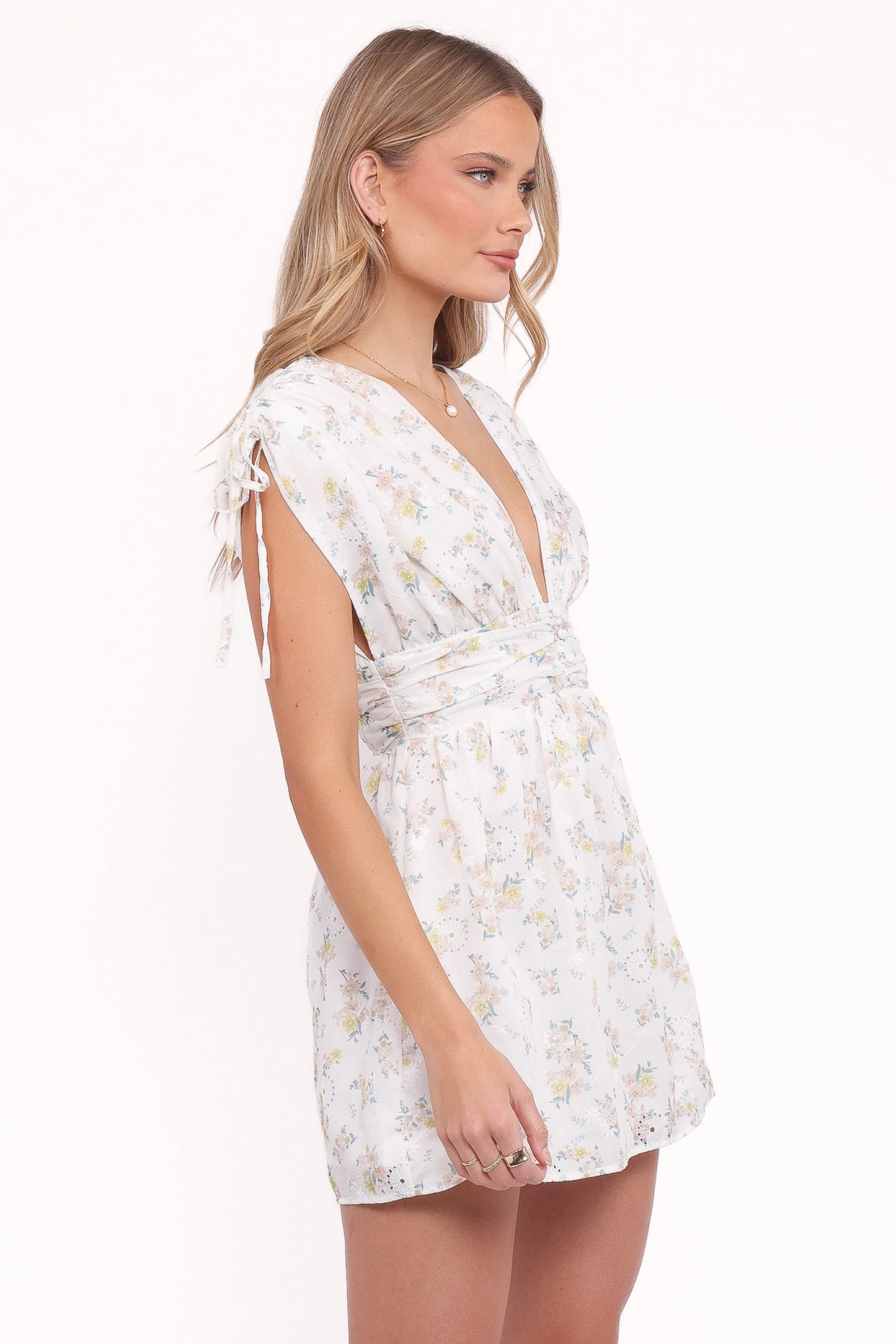 Wendi Ruffle Mini Dress - Floral
