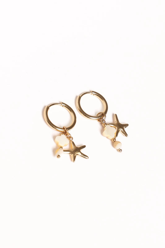 Catania Charm Earrings - Gold