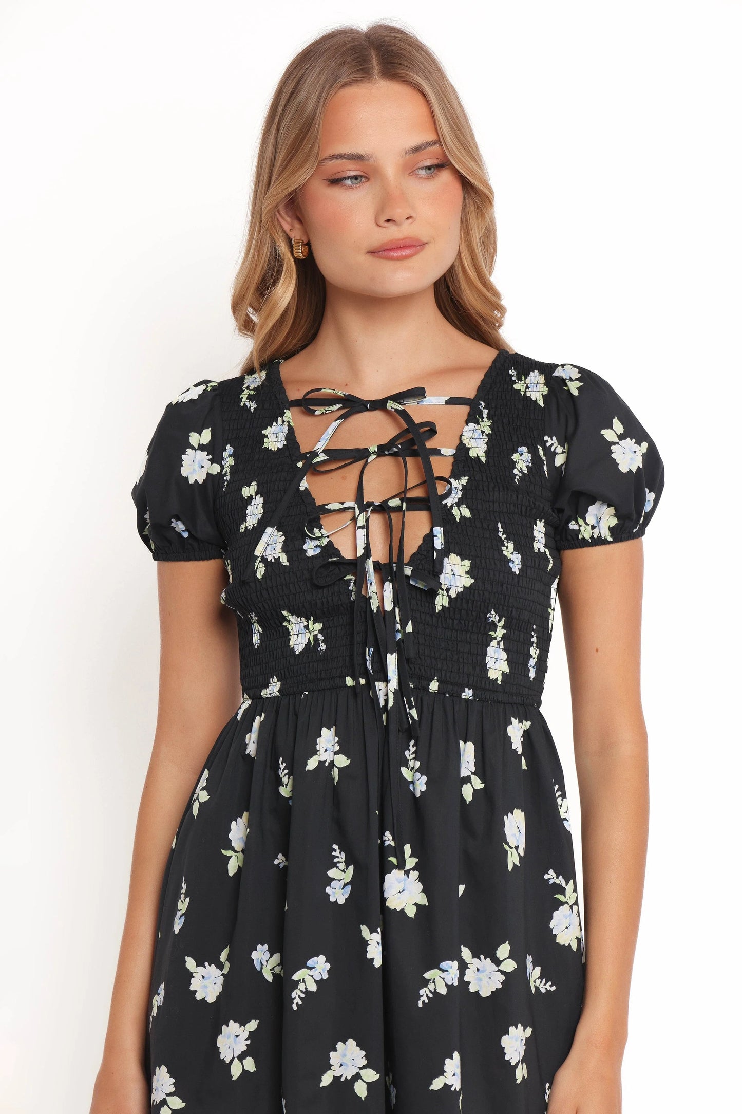 Winny Mini Dress - Navy Floral