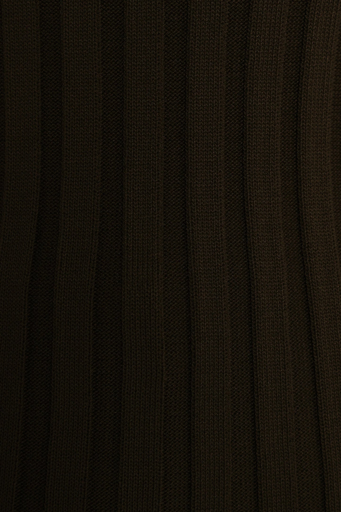 Aneesa Wide Rib Knit Top - Dark Olive