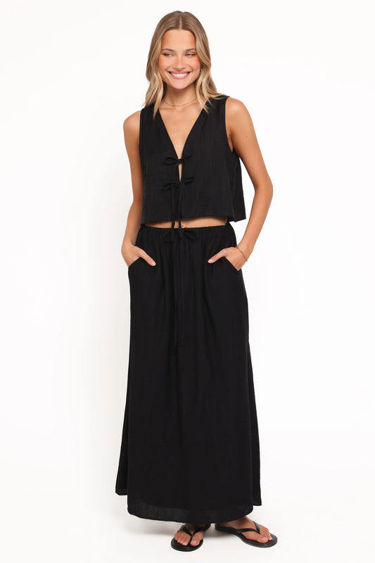 Captie Skirt Set - Black