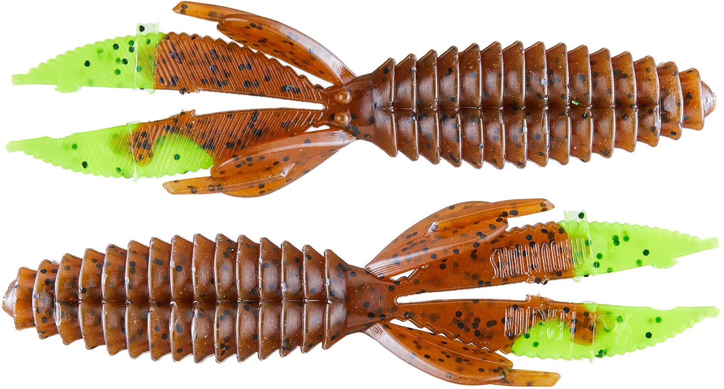 Reaction Innovations Sweet Beaver Soft Plastic Creature Bait 8 pack