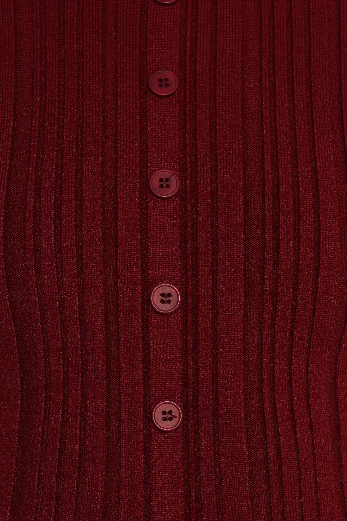 Hatte Cardigan Top - Dark Cherry