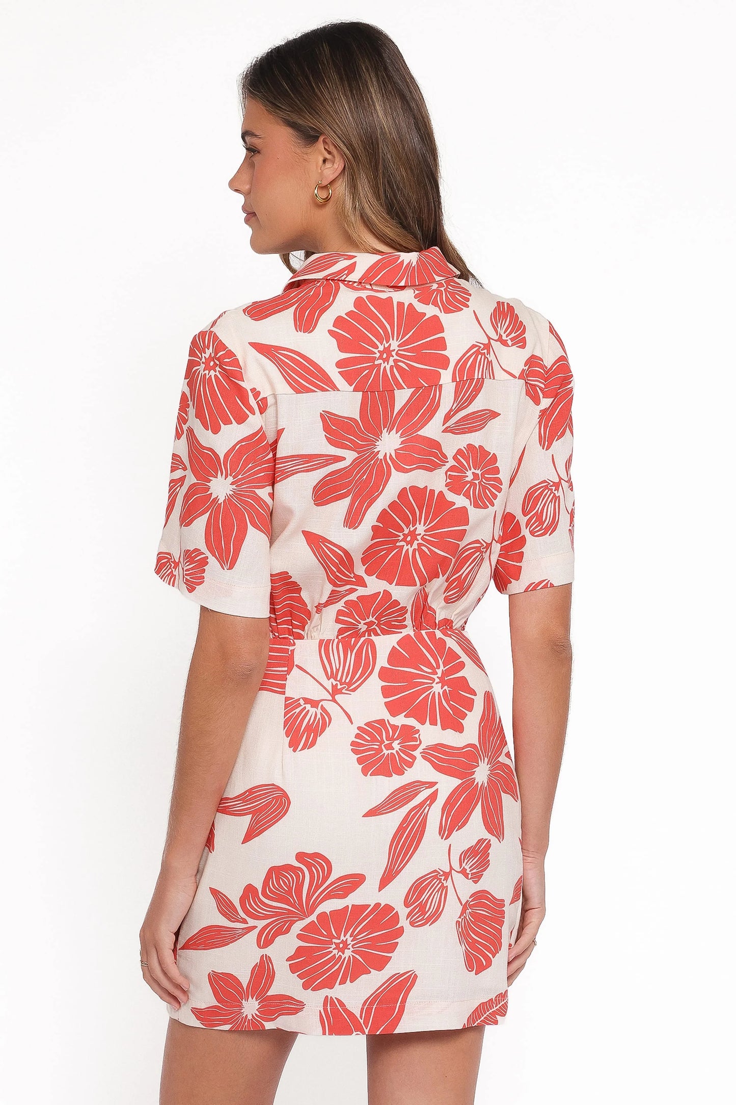 Leyton Mini Dress - Red Floral