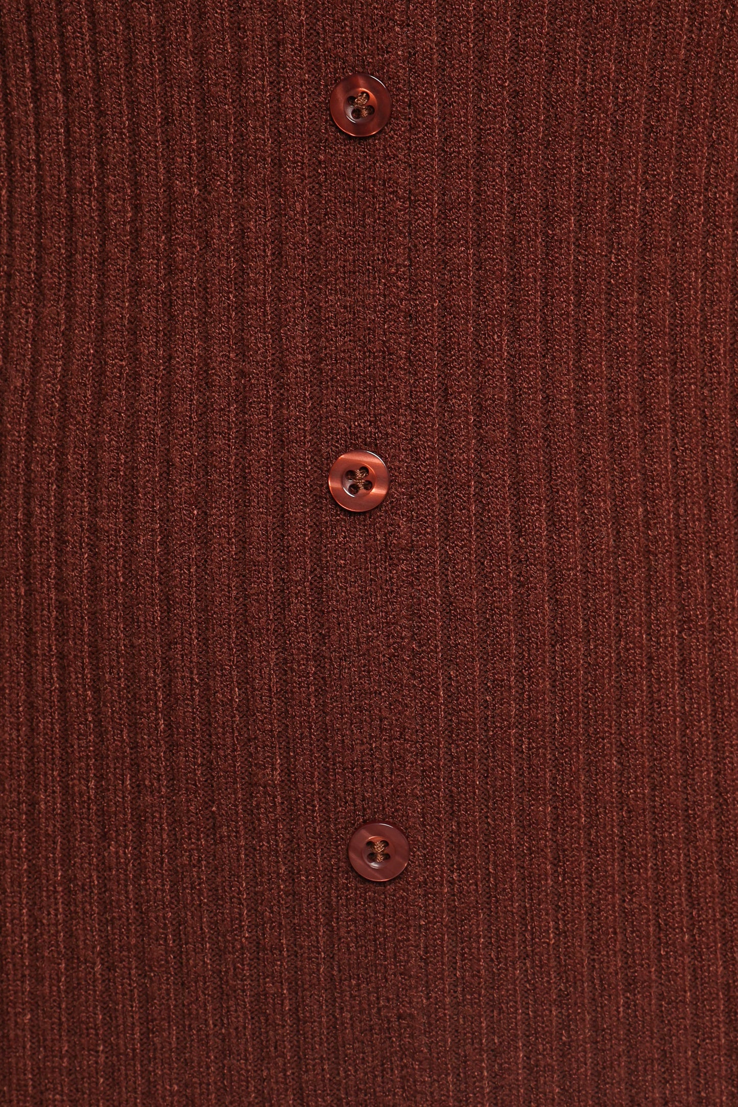 Marshall Button Through Knit Maxi Dress - Chocolate