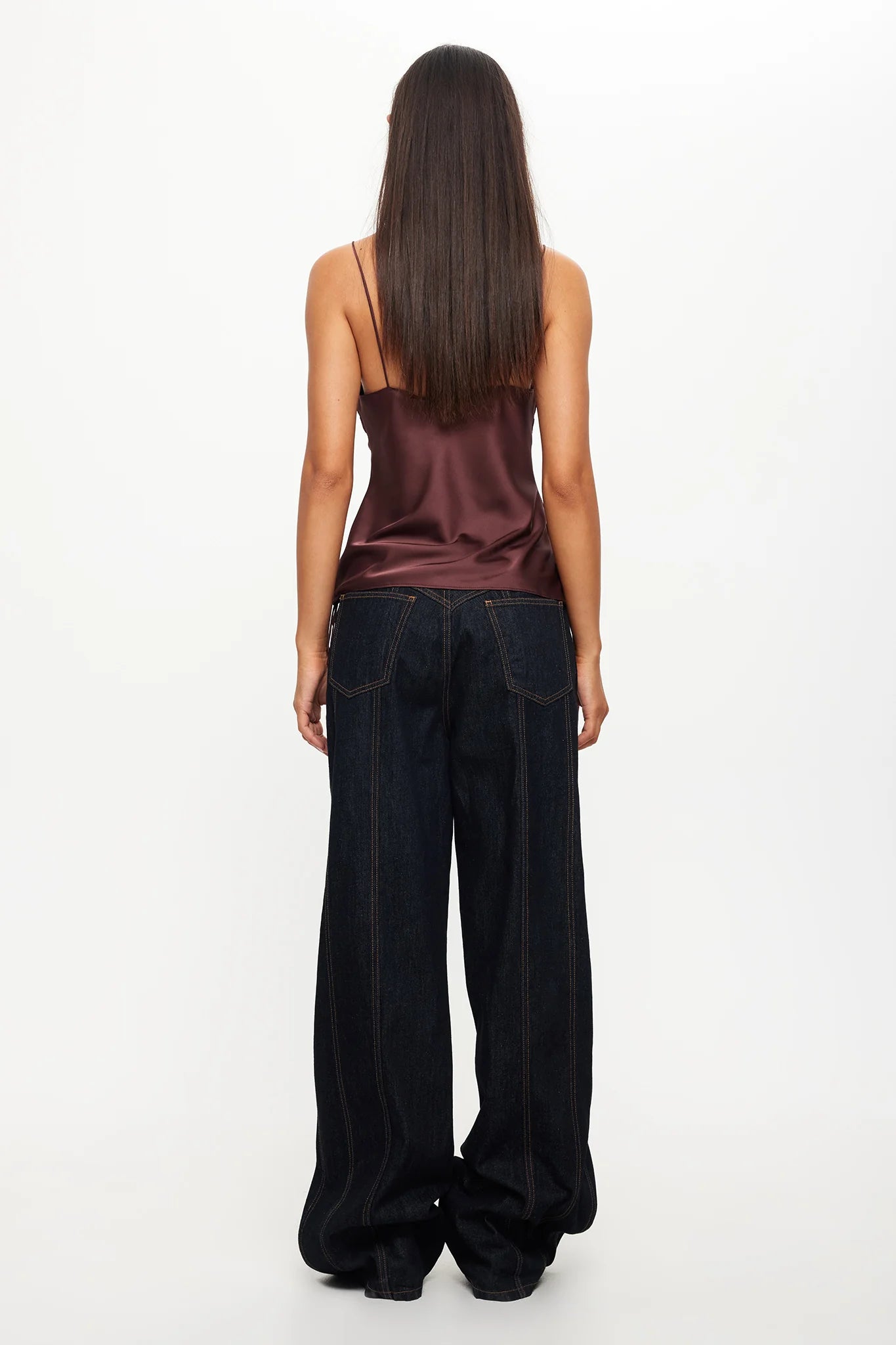 LIONESS Mariah Cami Top Garnet