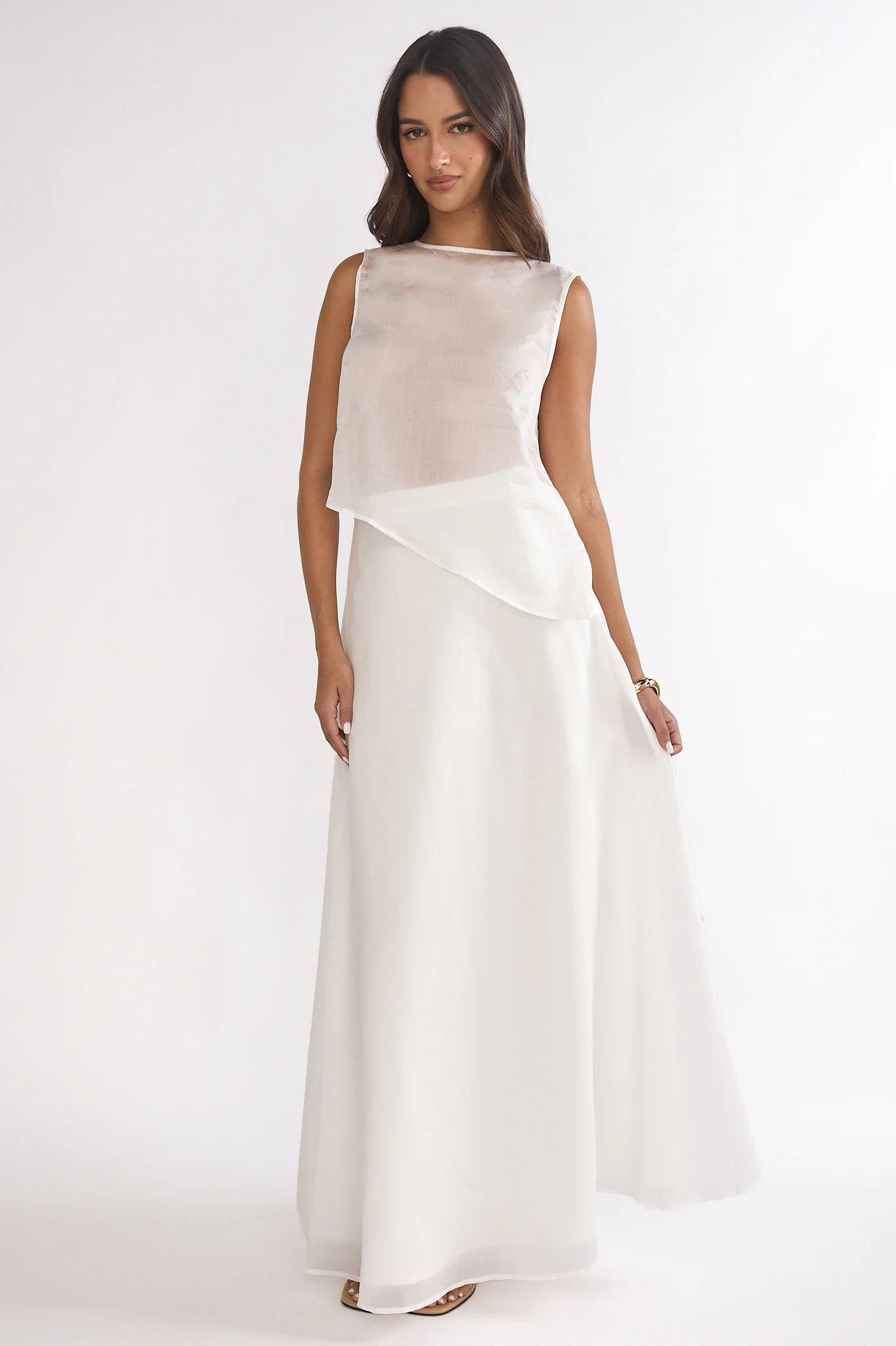 Lemora Maxi Skirt White