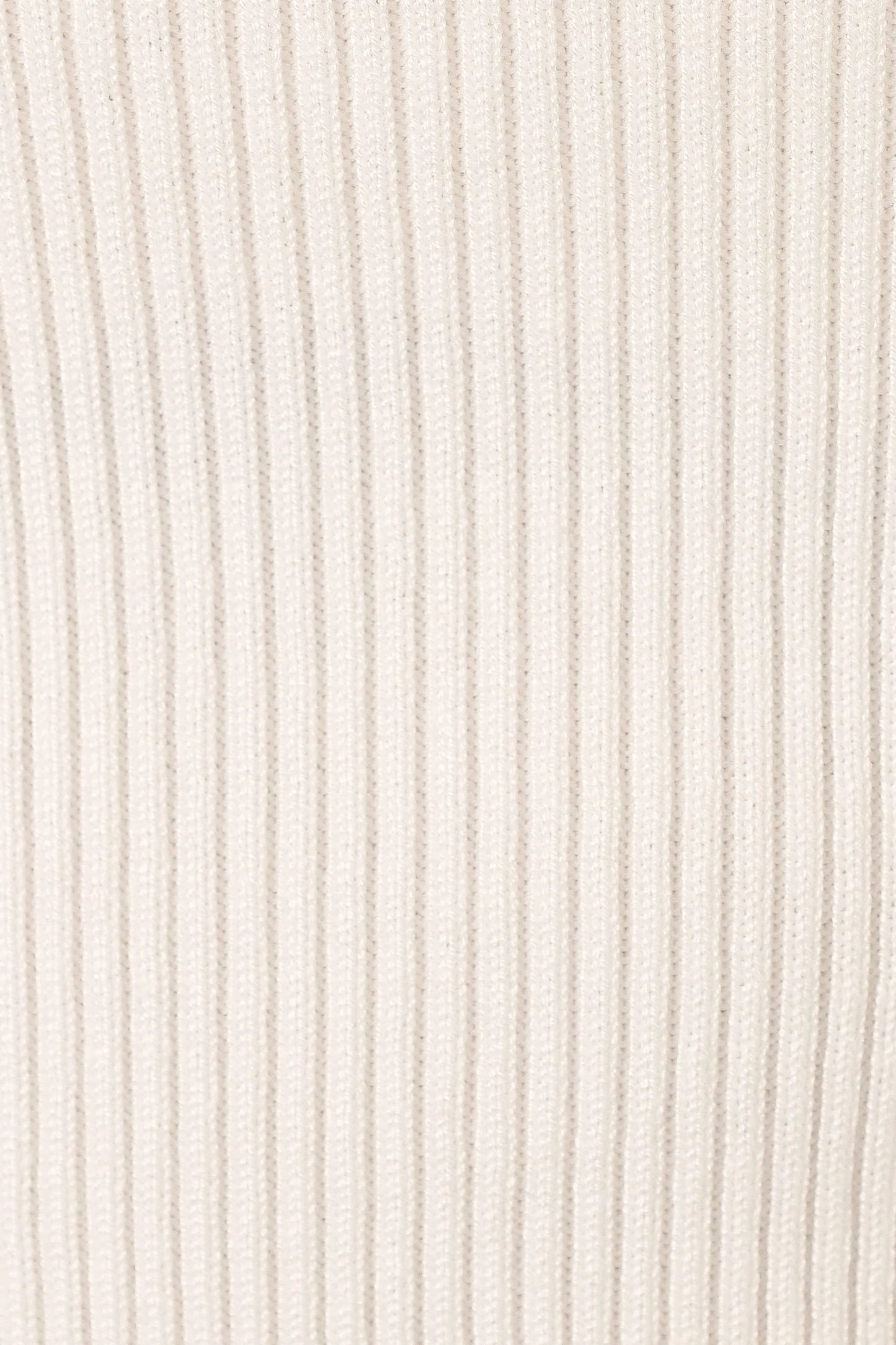Tammy Ribbed Knit Top - White