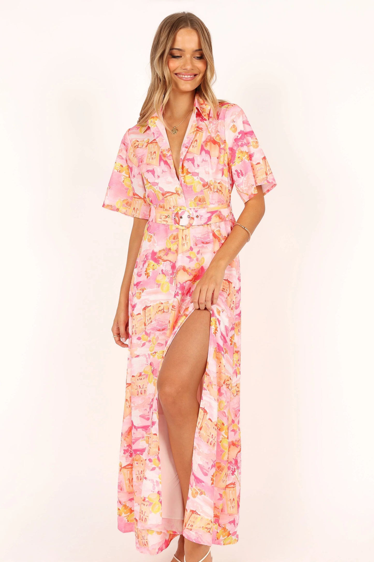 Arianna Maxi Dress - Pink Scenic