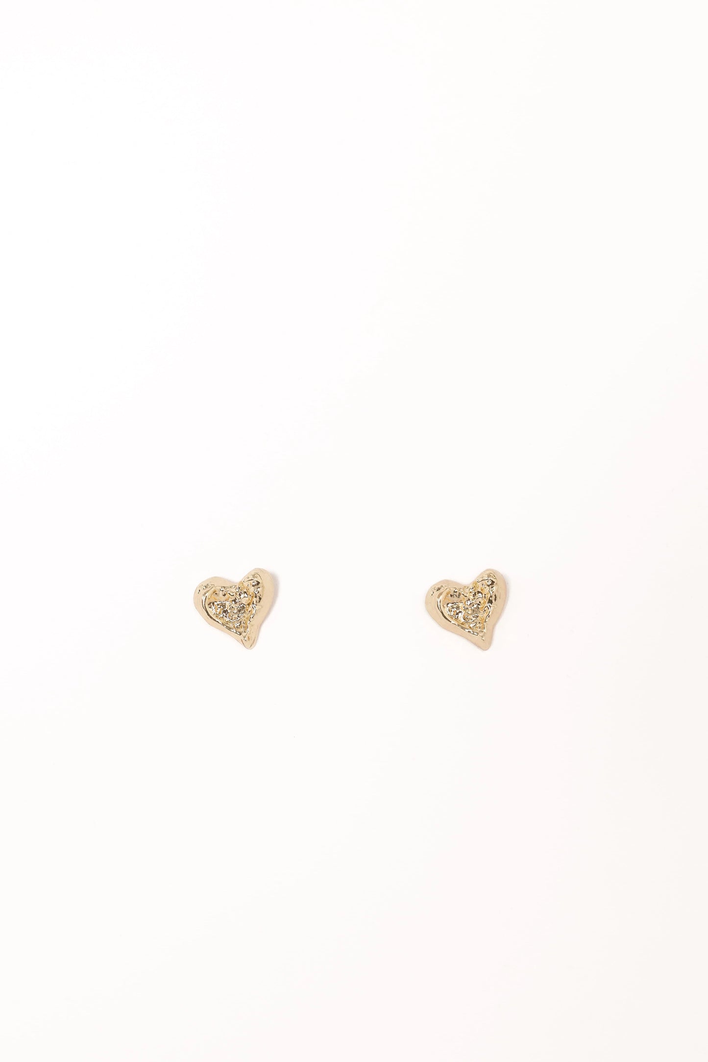 Shanice Heart Earrings - Gold