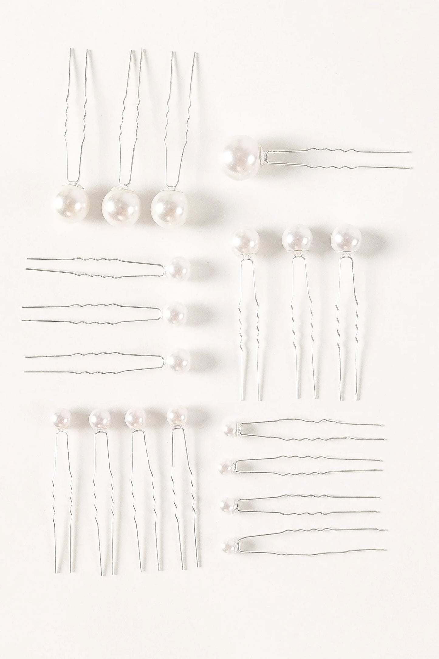 Laina Hair Pins - Pearl
